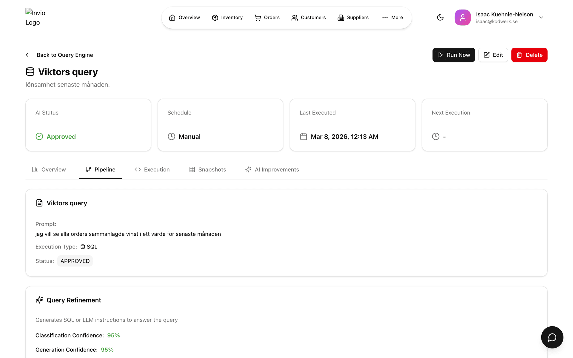Konfidenspoäng som visar tillförlitligheten i Query Engine-resultat